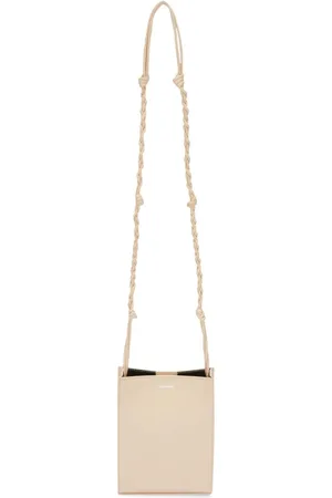 Jil Sander Logo-print leather crossbody bag