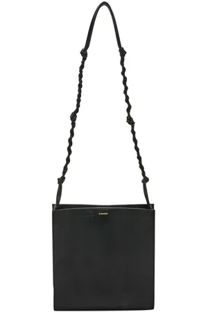 Jil Sander Medium Tangle lizard-embossed crossbody bag