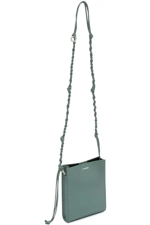 Jil Sander Tangle Rings leather crossbody bag