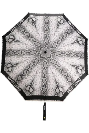 Moschino Snakeskin-print folded umbrella