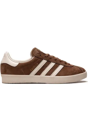 adidas Gazelle 3-Stripes leather sneakers