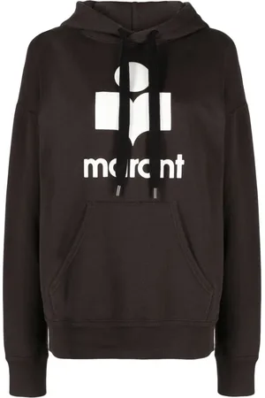 Marant Etoile Mansel flocked-logo hoodie