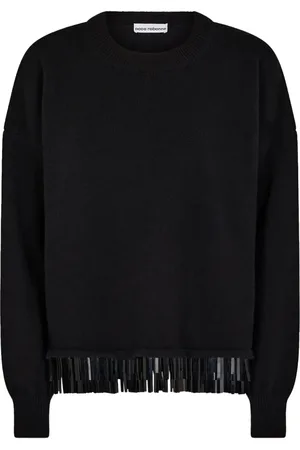 Paco rabanne Drop-shoulders bead-embellished jumper