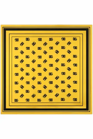 Dolce & Gabbana Logo-print silk scarf