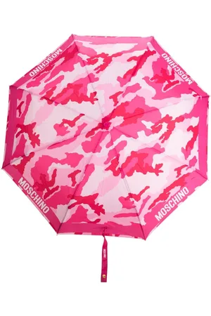 Moschino Logo-print camouflage-pattern umbrella