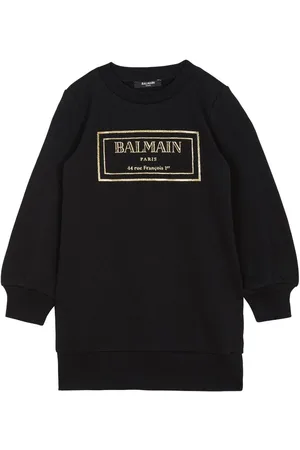 Balmain Logo-print cotton dress