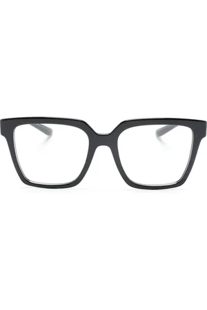 Dolce & Gabbana Logo-lettering square-frame glasses