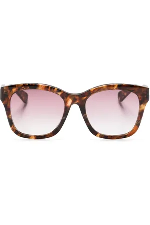 Chloé Tortoiseshell-effect cat eye-frame sunglasses