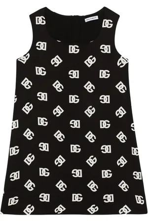 Dolce & Gabbana DG-print cotton dress