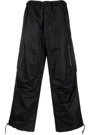 Random Identities Satin-finish straight trousers