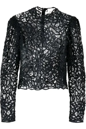 Isabel Marant Neline lace long-sleeve top