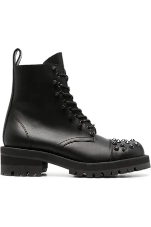 JUNYA WATANABE 50mm stud-embellished leather ankle boots