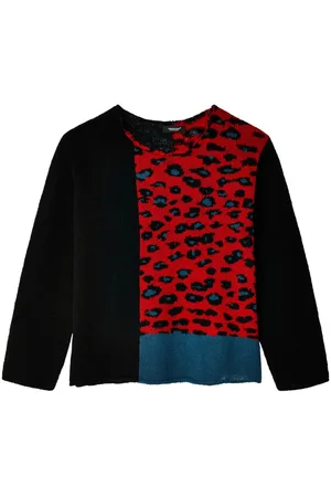 UNDERCOVER Leopard-intarsia wool jumper