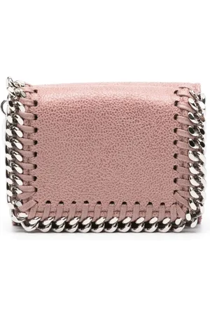 Stella McCartney Falabella chain-trim wallet