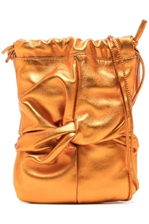 Hereu Ronet metallic bucket bag