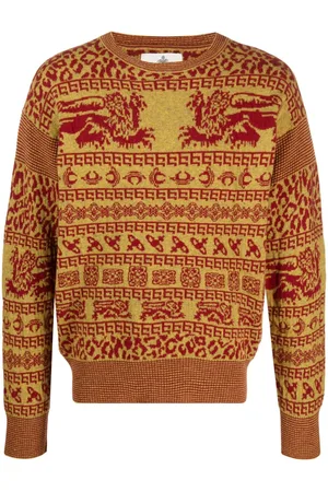 Vivienne Westwood Intarsia-knit crew-neck jumper