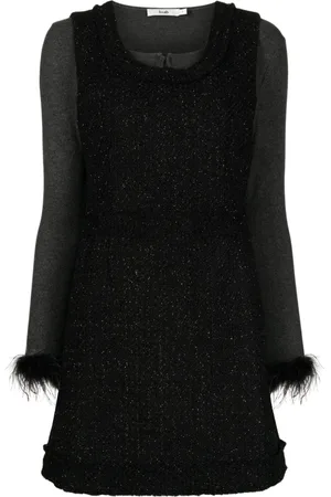 B+AB Tweed two-piece minidress