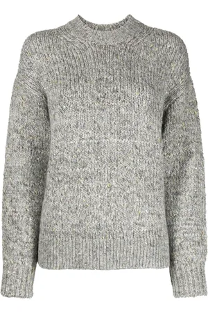 B+AB Speckle-knit crew-neck jumper