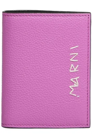 Marni Logo-embroidered billfold wallet