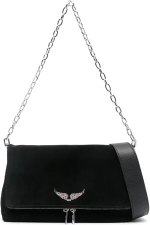 Black suede bag with frank - Zadig & Voltaire | MyPrivateDressing