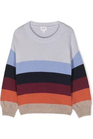 KNOT Striped crew-neck jumper