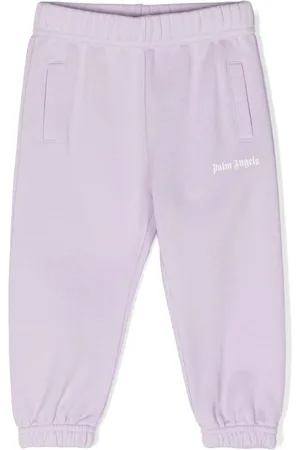 Palm Angels Logo-print cotton track pants