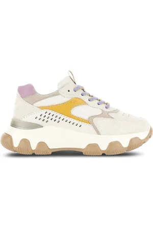 Hogan Hyperactive panelled suede sneakers