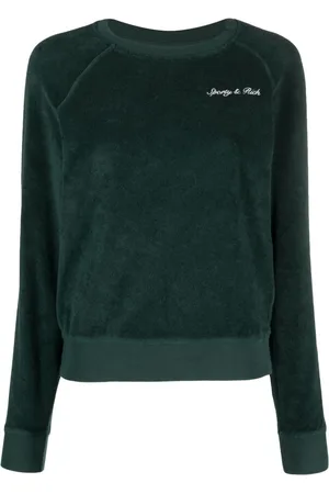 Sporty & Rich Logo-embroidered cotton sweatshirt