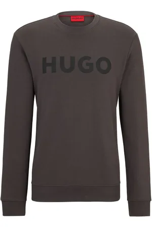 HUGO BOSS Logo-print cotton sweatshirt
