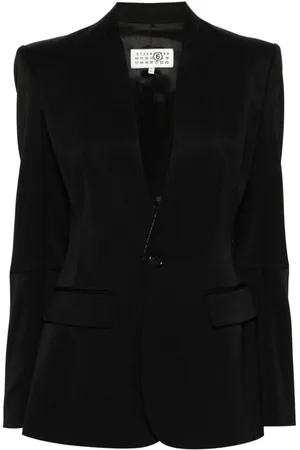 Maison Margiela Contrast-stitching single-breasted blazer