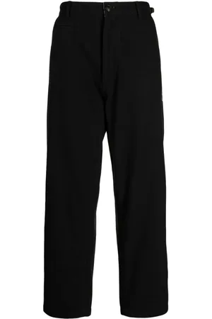 Izzue Logo-appliqu?? straight-leg trousers