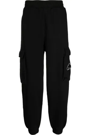 Izzue Logo-appliqu?? cargo straight-leg trousers