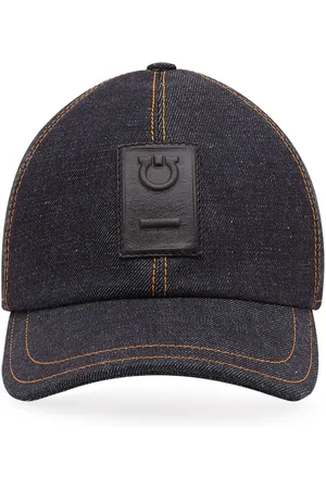 Salvatore Ferragamo Gancini-patch denim baseball cap