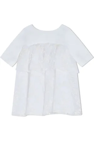 Tartine Et Chocolat Round-neck panelled dress