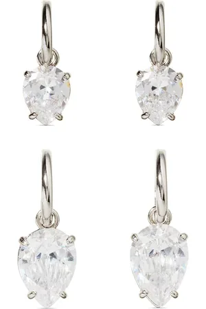 Children's Earrings Silver & Crystal Heart | Earrings For Girls