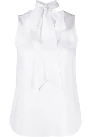 Moschino Sleeveless crepe top