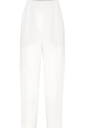 Brunello Cucinelli High-waist cropped trousers