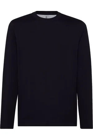 Brunello Cucinelli Ribbed-neck cotton T-shirt