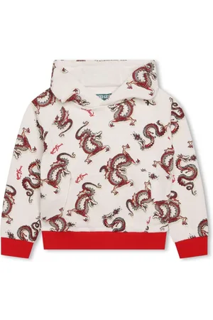 Kenzo Graphic-print cotton hoodie