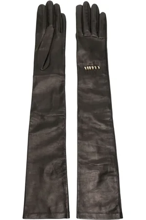 Lanvin Melodie elbow-length leather gloves