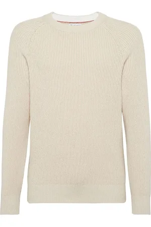 Brunello Cucinelli Crew-neck ribbed-knit jumper