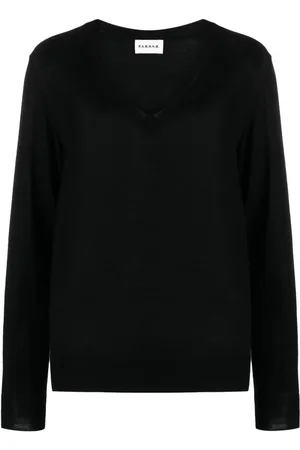P.A.R.O.S.H. Fine-knit V-neck top