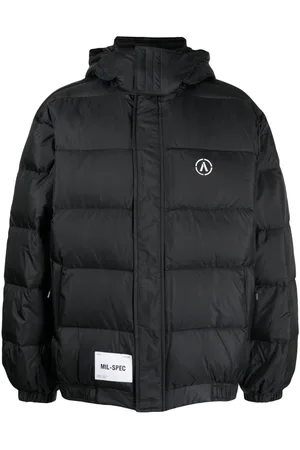 Izzue Logo-print padded jacket