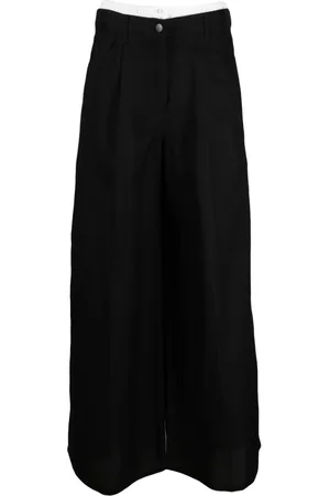 REMAIN Double-waist wide-leg trousers