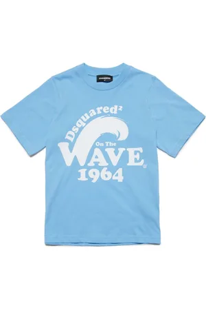 Dsquared2 Wave-print cotton T-shirt