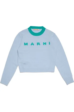 Marni Logo-print knitted jumper