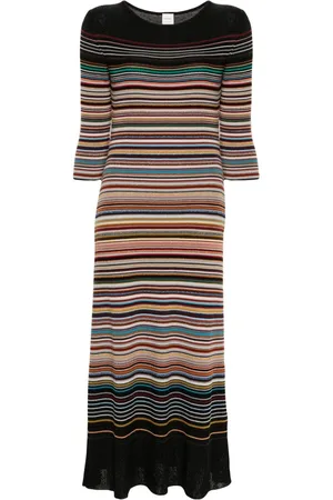Paul Smith Signature Stripe knitted midi dress