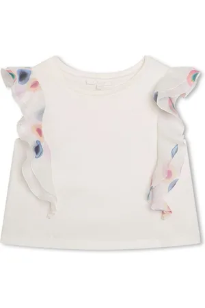 Chloé Ruffled organic cotton blouse