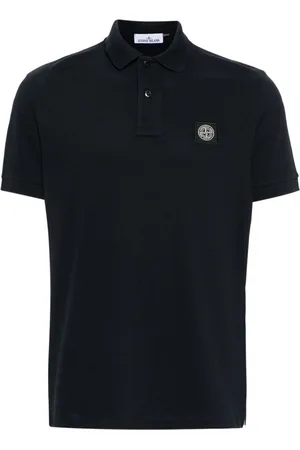 Stone Island Piqué cotton polo shirt
