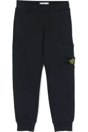 Stone Island Straight-leg cotton trousers